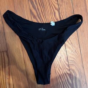 Aerie cheeky black swim bottom